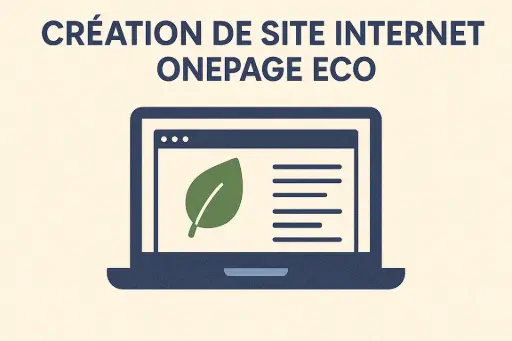 Création de Site internet OnePage ECO
